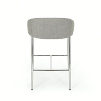 Set Of 2 Modern Counter Stools For Kitchen Island Or Bar Height Seating