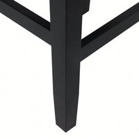 Set Of 2 26-Inch Backless Ivory Leather Counter Stools For Kitchen And Bar Seating