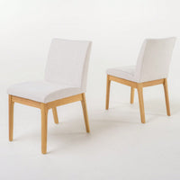 Elegant Set Of 2 Modern Dining Chairs For Stylish Home Decor