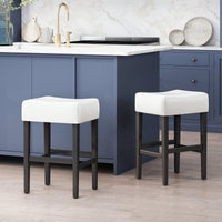 Set Of 2 Backless Counter Stools For Modern Kitchen And Dining Spaces