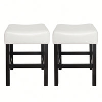 Set Of 2 Backless Counter Stools For Modern Kitchen And Dining Spaces