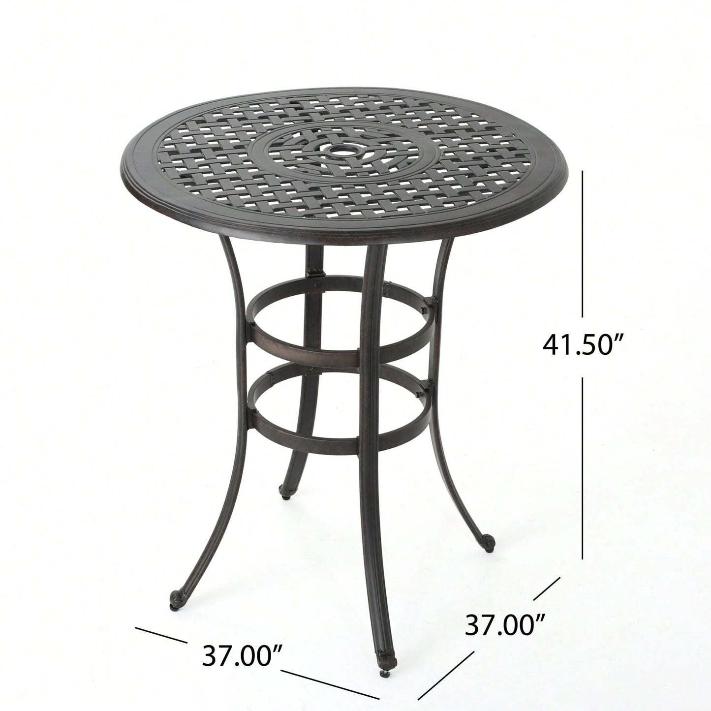 Stylish Cast Aluminium Bar Table For Outdoor And Indoor Use