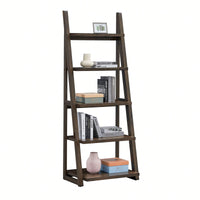 5-Tier Ladder Shelf Storage Rack For Living Room Home Office Kitchen Bedroom Apartment