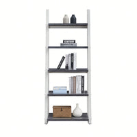 5-Tier Ladder Shelf Storage Rack For Living Room Home Office Kitchen Bedroom Apartment