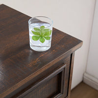Farmhouse Style Liquor Cabinet With Drawers And Removable Wine Racks For Kitchen And Dining Room, Espresso Finish