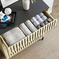 Large Capacity Freestanding 4 Drawer Storage Cabinet For Bedroom Clothing Modern Minimalist Design