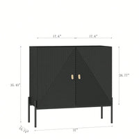 Elegant Black Sideboard Buffet Cabinet With Drawers And Wine Rack For Living Room Or Kitchen Dining Room Storage And Decor