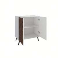 Versatile Free Standing Buffet Cabinet With Adjustable Shelves For Kitchen Living Room Entryway Office Storage