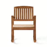 Comfortable Rocking Chair With Soft Cushion For Relaxation And Style