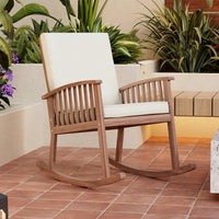 Comfortable Wooden Rocking Chair For Relaxation And Style