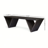 Stylish Modern Outdoor Bench For Patios And Gardens