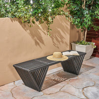 Stylish Modern Outdoor Bench For Patios And Gardens