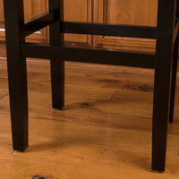 30-Inch Backless Brown Leather Counter Stool Set Of 2 For Kitchen And Dining Use