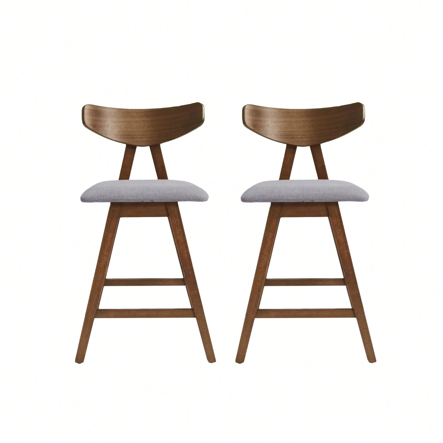 Modern Adjustable Counter Stool Set Of 2 With Comfortable Cushion And Stylish Design For Kitchen Island Or Bar