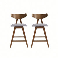 Modern Adjustable Counter Stool Set Of 2 With Comfortable Cushion And Stylish Design For Kitchen Island Or Bar