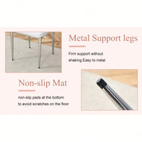 Set Of Four Modern White PU Dining Chairs With Silver Metal Legs For Restaurants And Cafes