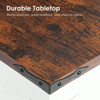Multi-Functional Vintage White Coffee Table With Lifting Mechanism For Living Room 90CM