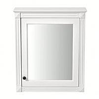 Wall Mounted Bathroom Storage Cabinet With Mirror Adjustable Shelf Over The Toilet Space Saver