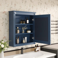 Wall Mounted Bathroom Storage Cabinet With Mirror Adjustable Shelf Over The Toilet Space Saver