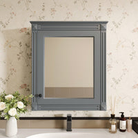 Wall Mounted Bathroom Storage Cabinet With Mirror Adjustable Shelf Over The Toilet Space Saver