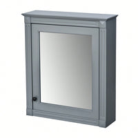 Wall Mounted Bathroom Storage Cabinet With Mirror Adjustable Shelf Over The Toilet Space Saver