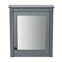 Wall Mounted Bathroom Storage Cabinet With Mirror Adjustable Shelf Over The Toilet Space Saver