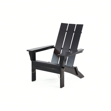 Comfortable Foldable Adirondack Chair For Outdoor Relaxation And Stylish Patio Seating