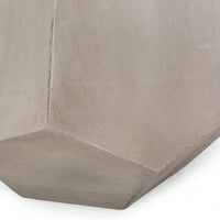 Light Grey Outdoor Side Table For Patio And Garden
