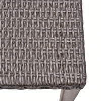 Stylish Wooden And Wicker Ottoman For Versatile Home Decor And Comfort