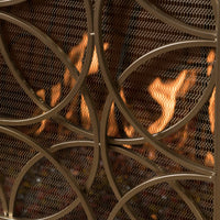 Elegant Fire Screen For Home Decor And Safety - Durable Metal Design With Stylish Finish