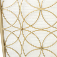 Elegant Fire Screen For Home Decor And Safety - Durable Metal Design With Stylish Finish