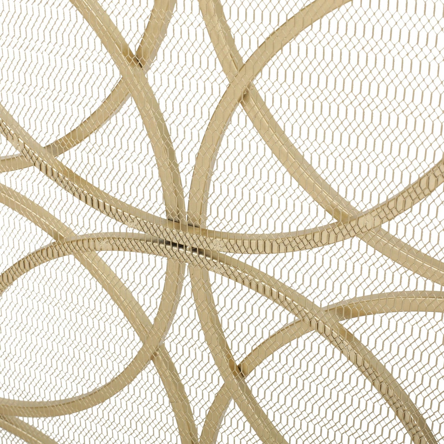 Elegant Fire Screen For Home Decor And Safety - Durable Metal Design With Stylish Finish