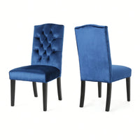 Elegant Tufted Dining Chairs Set Of 2 For Modern Home Decor