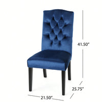 Elegant Tufted Dining Chairs Set Of 2 For Modern Home Decor
