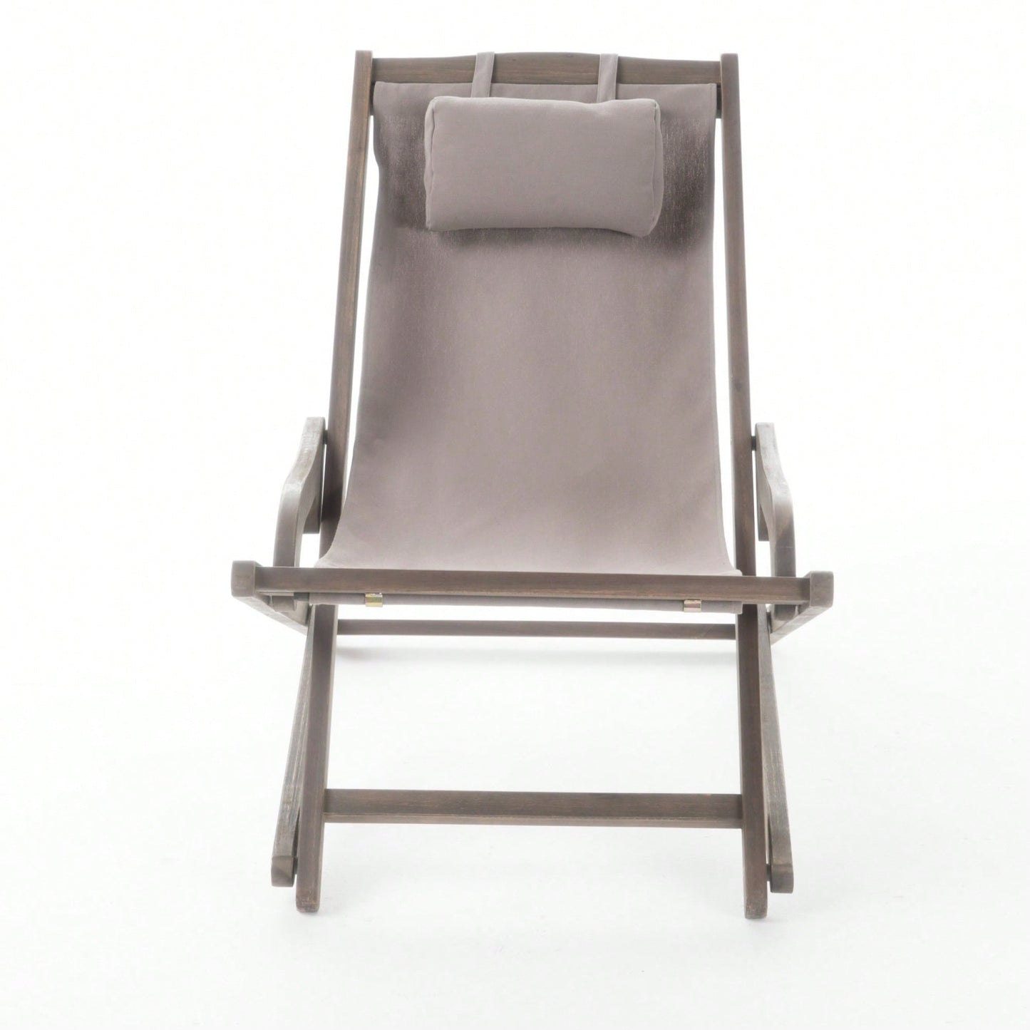 Sling Chairs Set Of 2 For Outdoor And Indoor Relaxation Grey