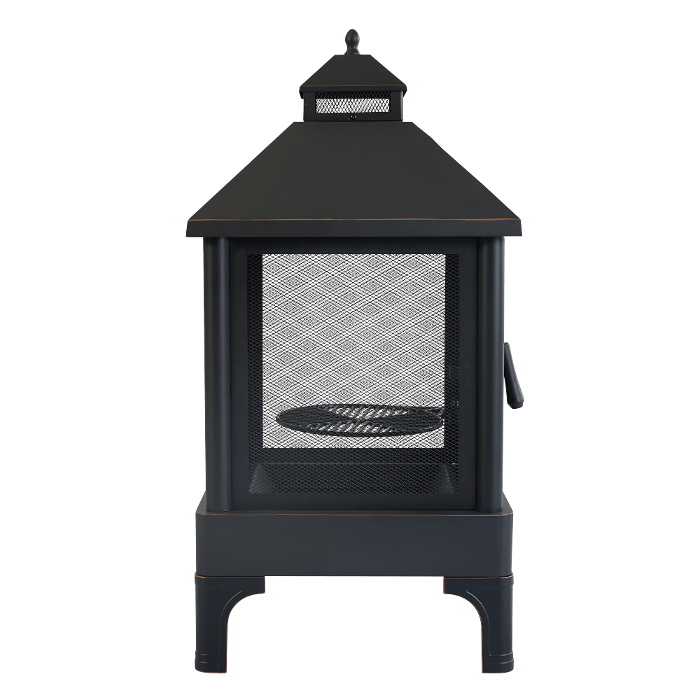 Outdoor Metal Heating Furnace For Backyard Fire Pit And Patio Warmth