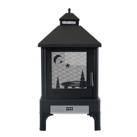 Outdoor Metal Heating Furnace For Backyard Fire Pit And Patio Warmth