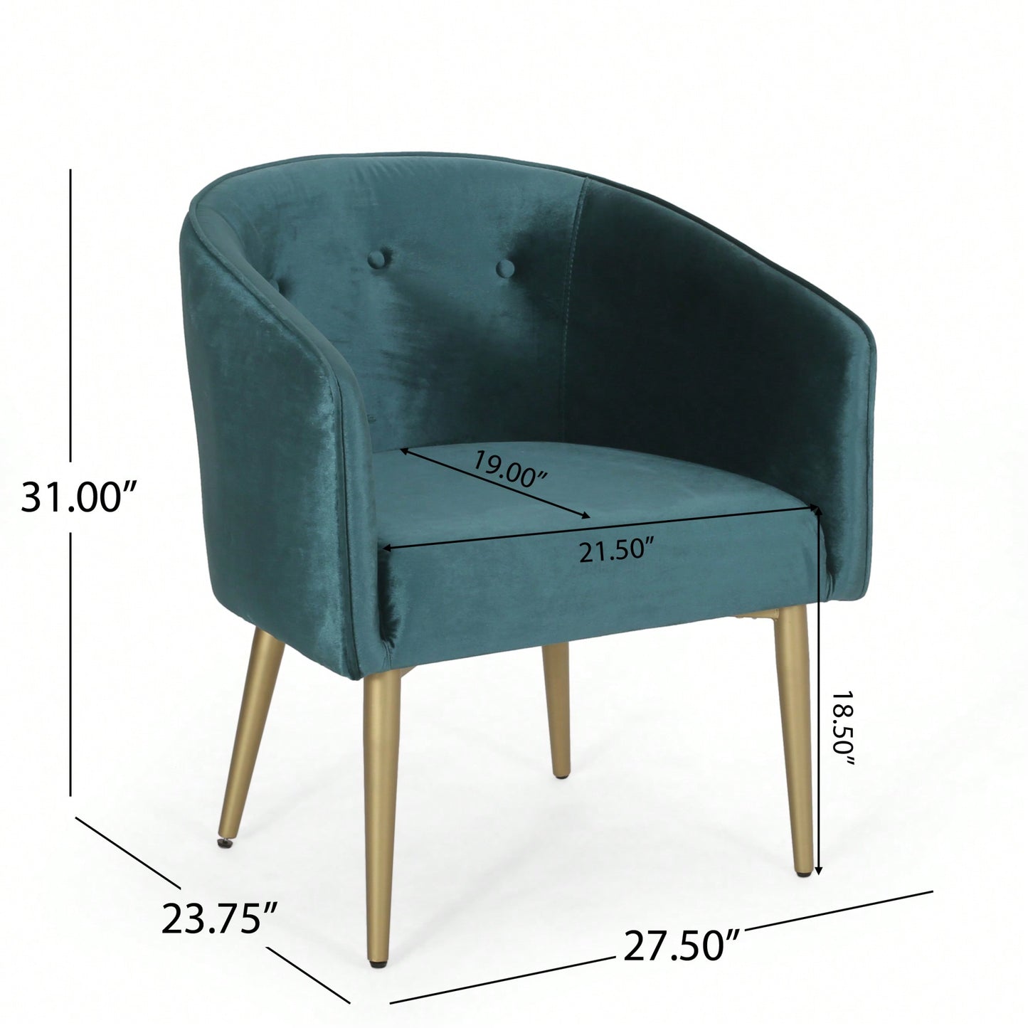 Elegant Upholstered Dining Armchair With Stylish Design And Comfortable Seating