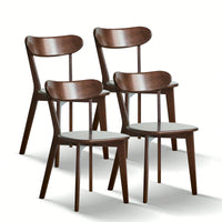 Natural FAS Grade Oak Dining Chair Solid Wood Simple Design 46.5x54x80cm Ideal For Living Room