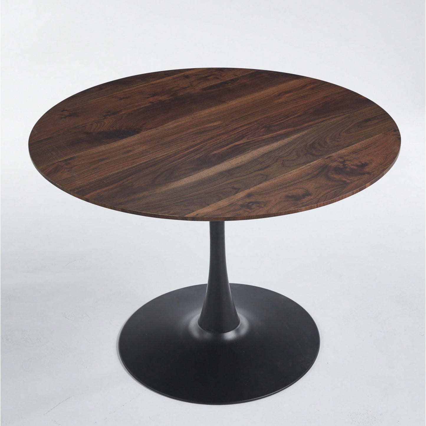 Mid-Century Round MDF Dining Table For 4-6 People Pedestal Base Coffee Table Leisure End Table