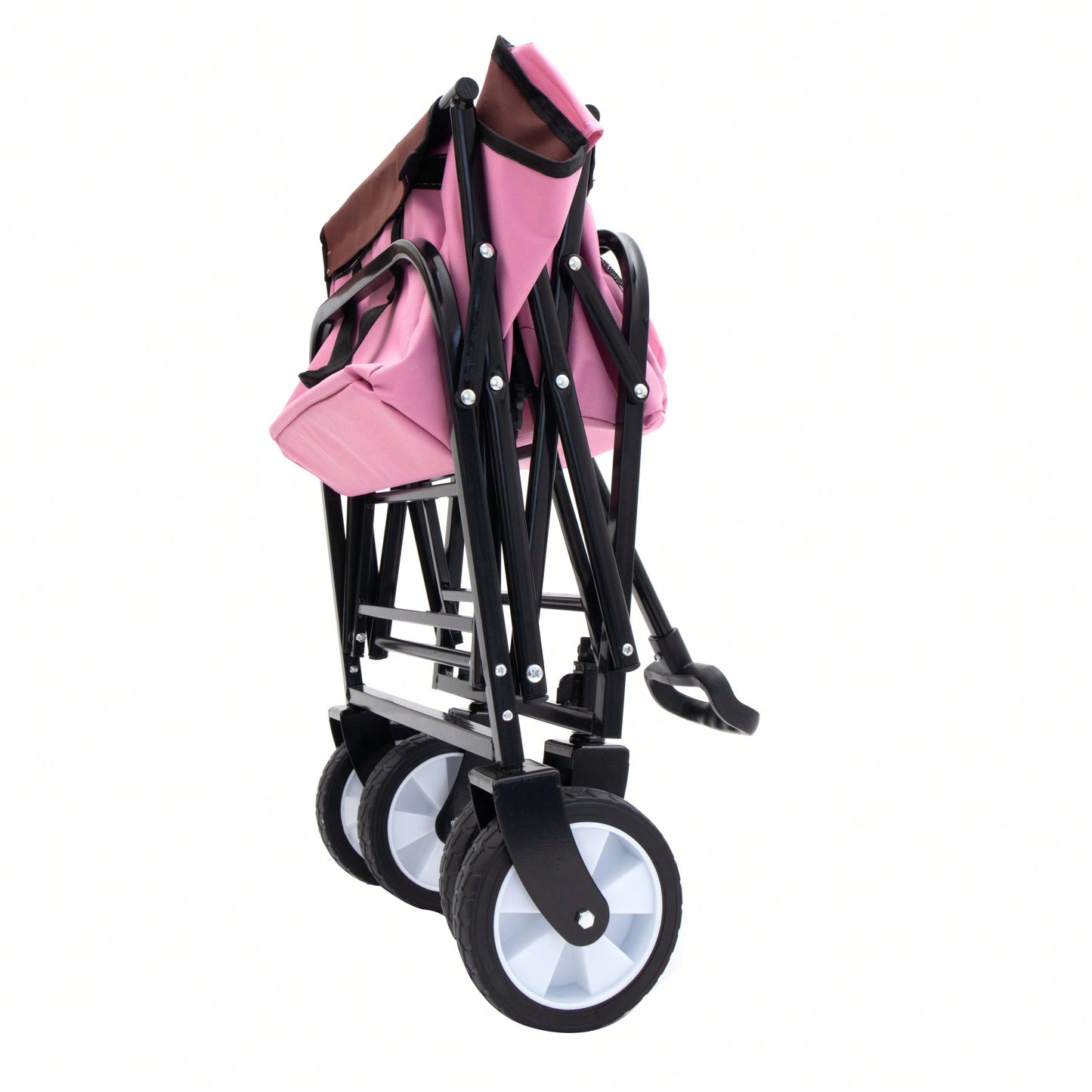 Collapsible Utility Wagon With All-Terrain Wheels For Beach Camping Shopping And Gardening Supports 225lbs