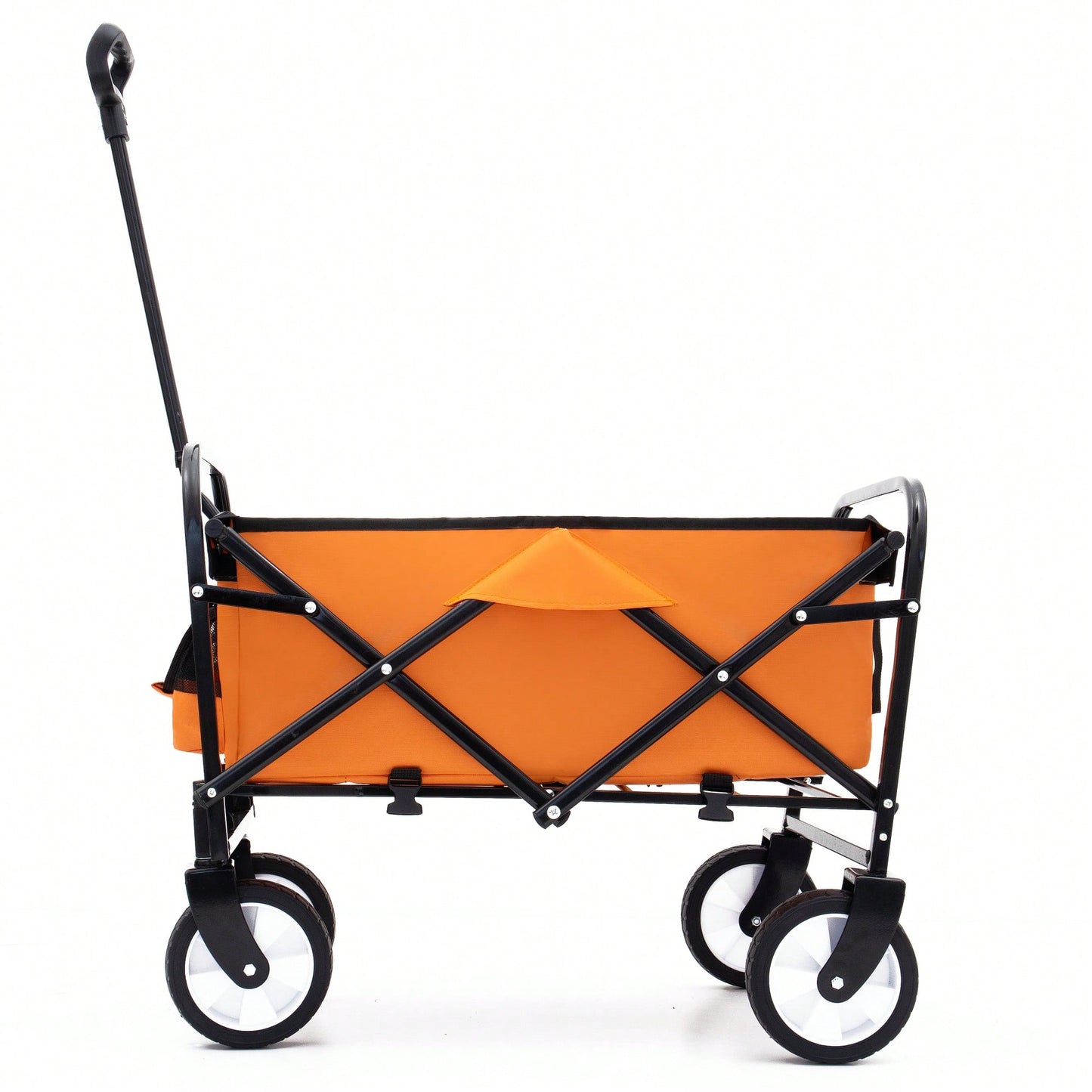 Collapsible Utility Wagon With All-Terrain Wheels For Beach Camping Shopping And Gardening Supports 225lbs