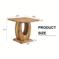 Modern Minimalist Black Marble Square Coffee Table For Cozy Living Spaces