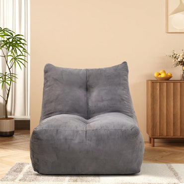 Cozy Inflatable Bean Bag Chair With High-Density Memory Foam For Living Rooms Bedrooms And Workspaces