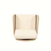 Elegant Upholstered Club Chair For Living Room And Office Use