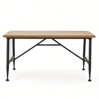 Industrial Wood And Metal Coffee Table For Modern Living Spaces