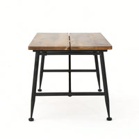 Industrial Wood And Metal Coffee Table For Modern Living Spaces