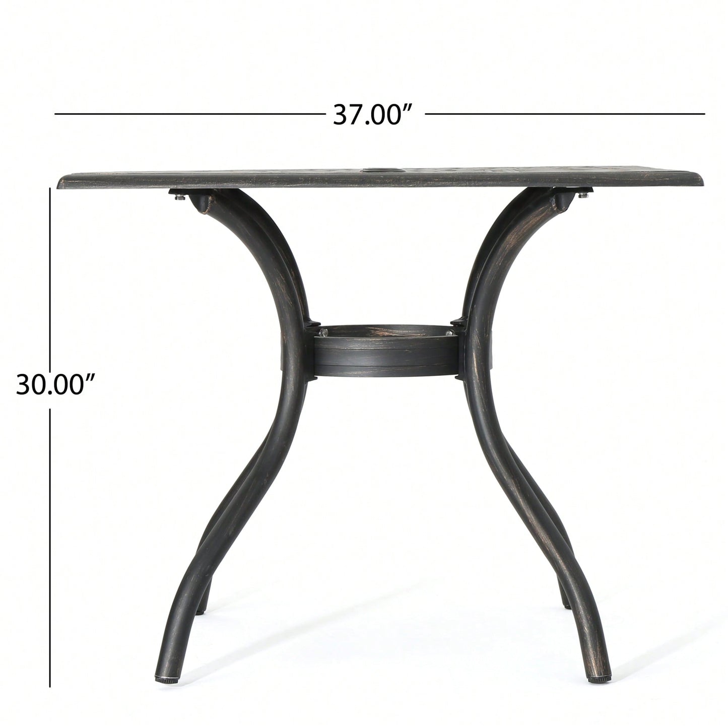 Elegant 37 Inch Square Dining Table For Modern Home Decor And Stylish Gatherings