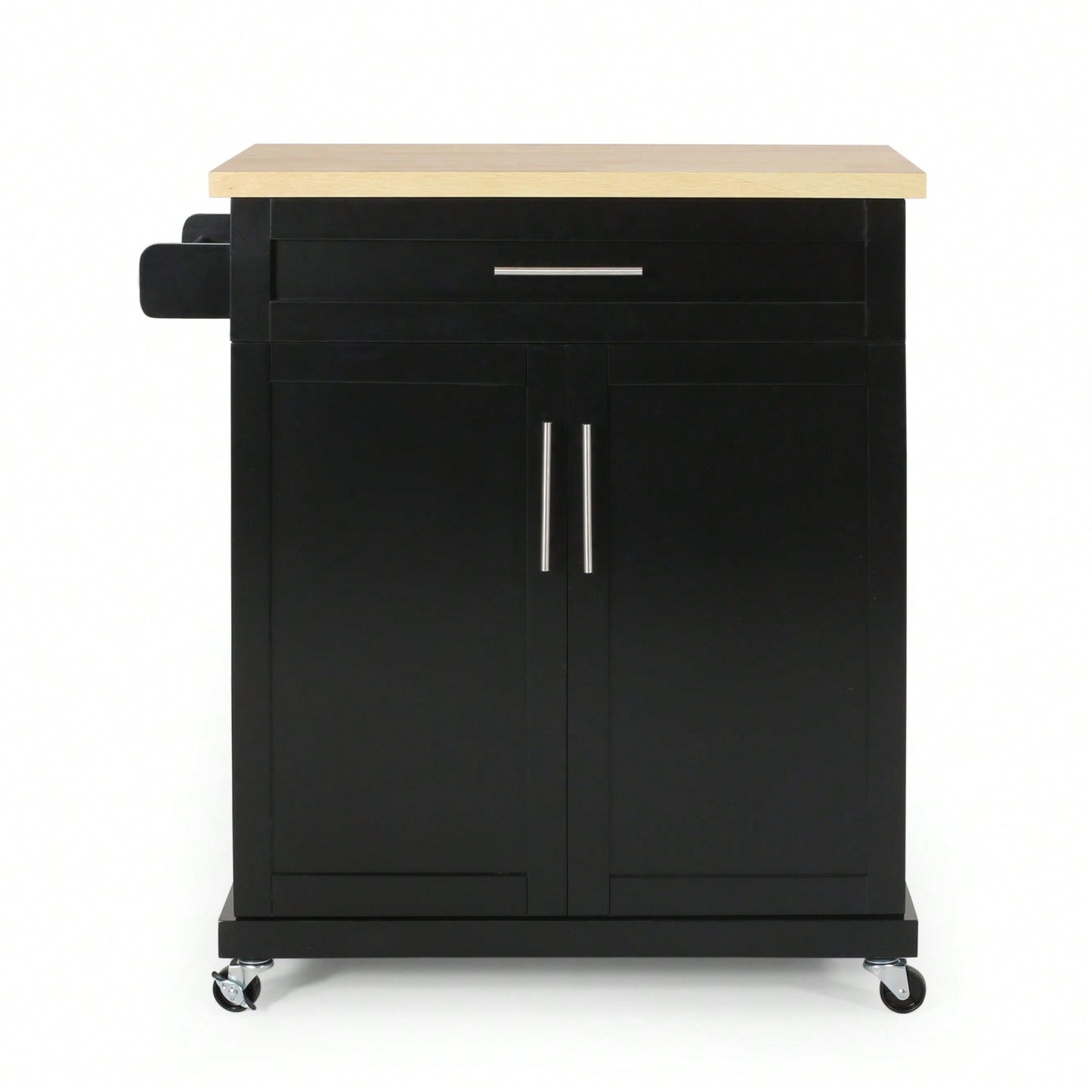 Versatile Rolling Kitchen Cart With Storage And Adjustable Shelves For Dining And Cooking Needs