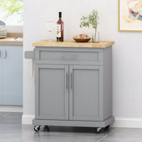 Versatile Rolling Kitchen Cart With Storage And Adjustable Shelves For Dining And Cooking Needs